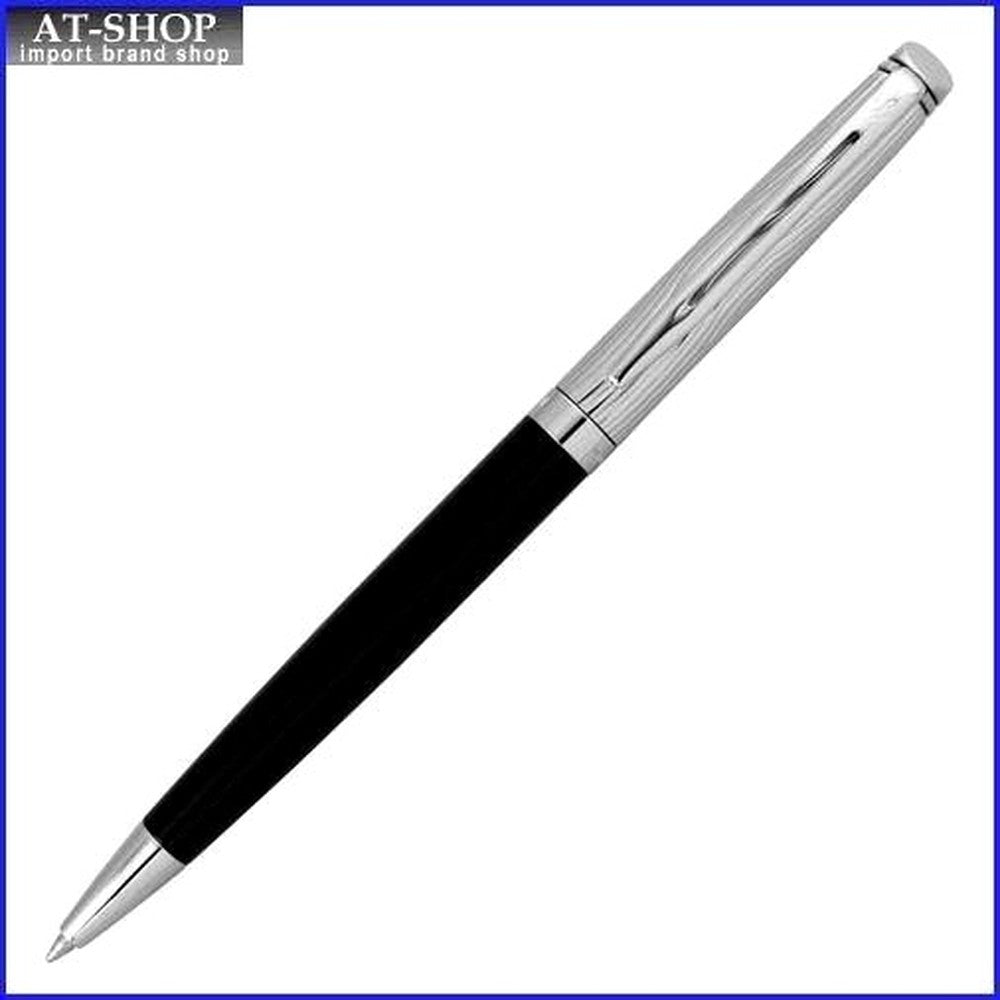 WATERMAN Metropolitan DX Black CT S2258362 ballpoint pen with black lacquer finish and chrome trim
