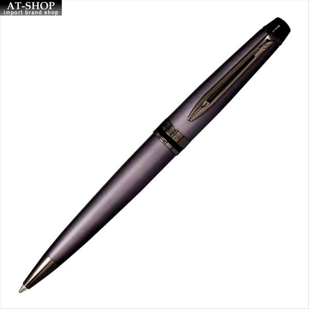 Waterman Expert Metallic Silver RT ballpoint pen with metallic finish and clip, 139mm length