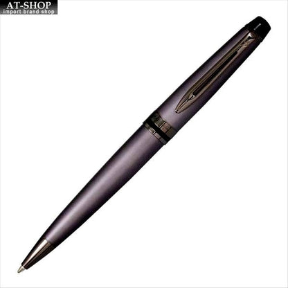 Waterman Expert Metallic Silver RT ballpoint pen with metallic finish and clip, 139mm length