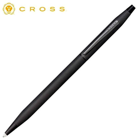 Cross Classic Century ballpoint pen in brushed black finish with twist mechanism and slim design