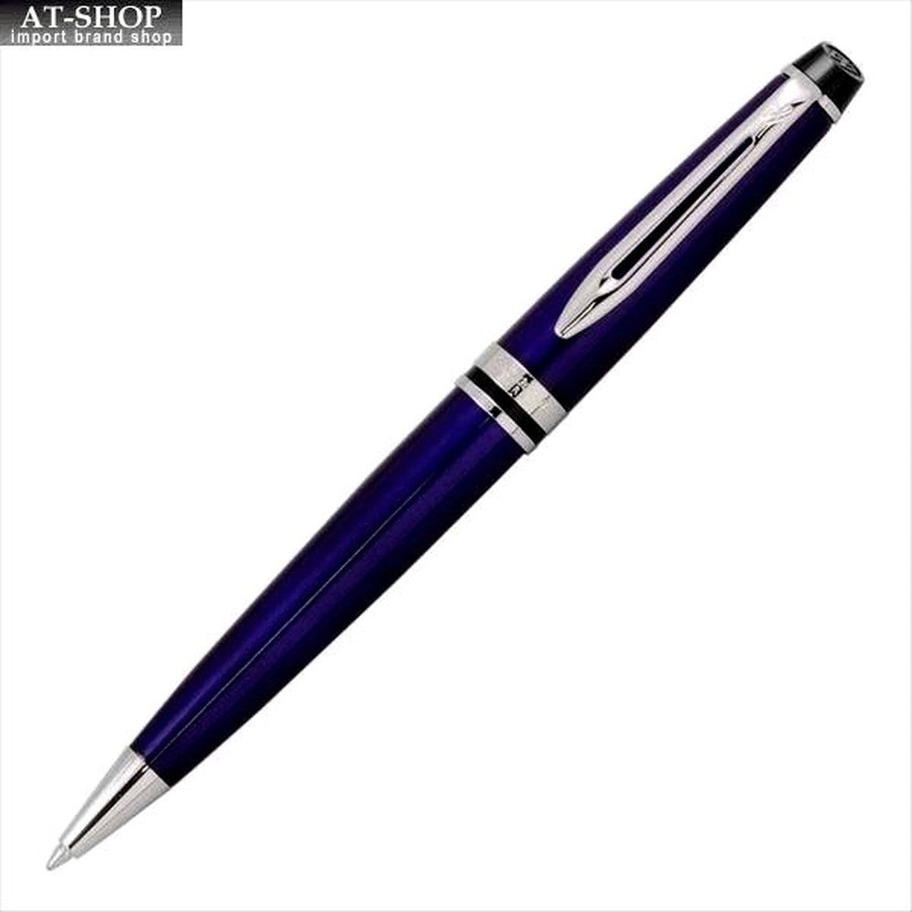 WATERMAN Expert Essential Dark Blue CT 2093761 ballpoint pen with silver accents