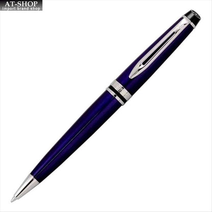 WATERMAN Expert Essential Dark Blue CT 2093761 ballpoint pen with silver accents