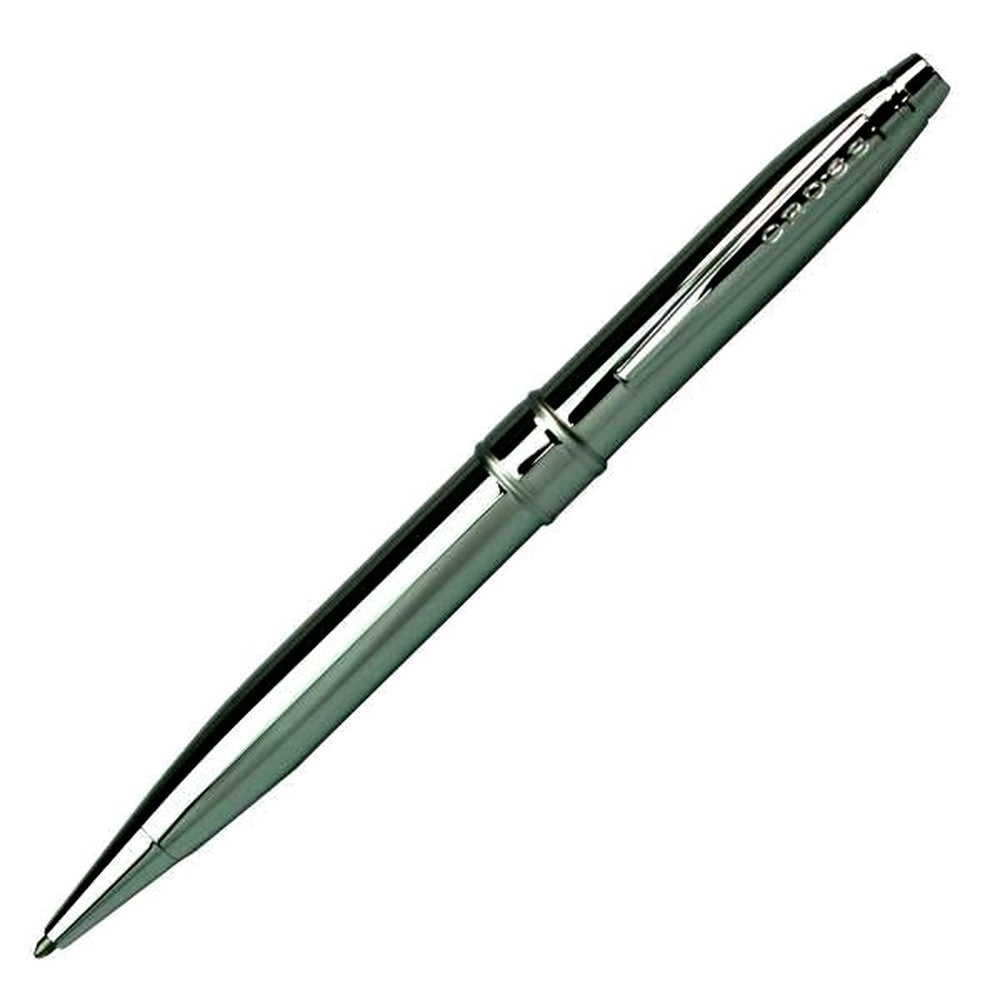 Cross Stratford Chrome ballpoint pen AT0172-1 silver finish with smooth grip and sleek design