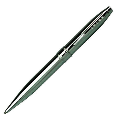 Cross Stratford Chrome ballpoint pen AT0172-1 silver finish with smooth grip and sleek design