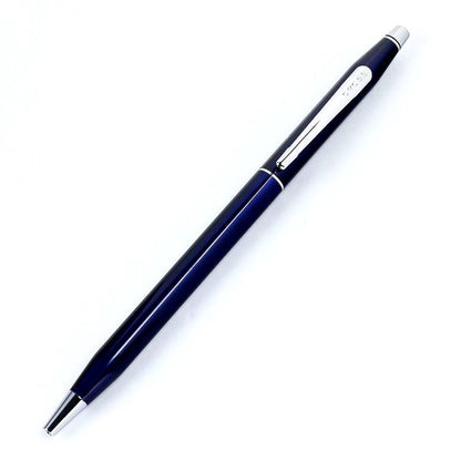 Kobayashi Classic Century ballpoint pen model NAT0082-112 with translucent blue lacquer finish in genuine box
