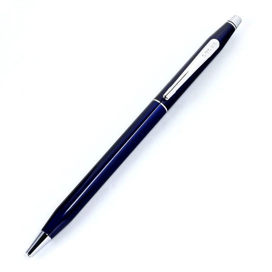 Kobayashi Classic Century ballpoint pen model NAT0082-112 with translucent blue lacquer finish in genuine box