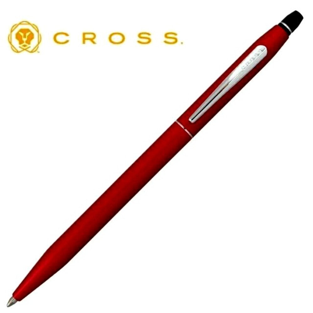 Cross Click AT0622-119 Red pen with 139 mm length and slim red body