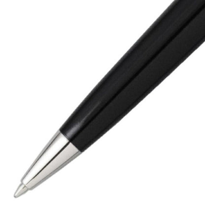 Waterman Expert Essential Black CT Ballpoint Pen model S0951790 with brass deep black lacquer finish and nickel palladium clip