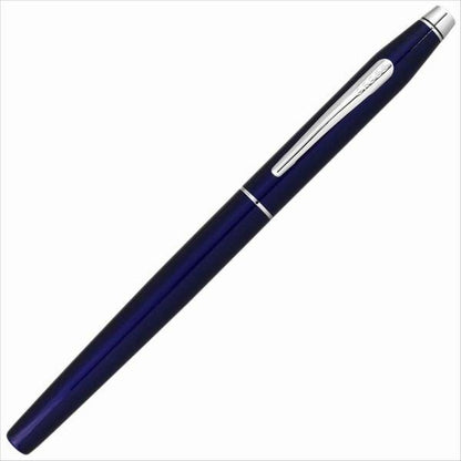 Crosstec Cross Classic Century Select Tip ballpoint pen in translucent blue lacquer with gift box and refill set