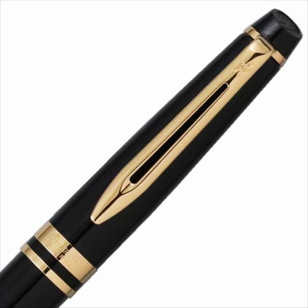 WATERMAN Expert Essential Black GT ballpoint pen 142mm length with gold trim