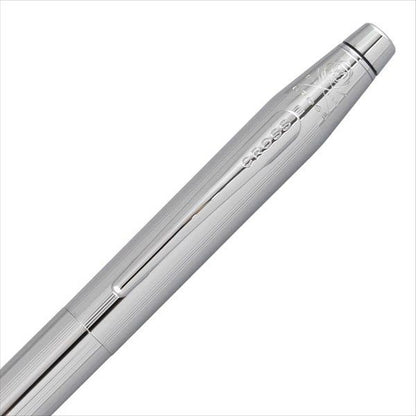 Limited Edition Cross rollerball pen with brass chrome finish and refill in gift set