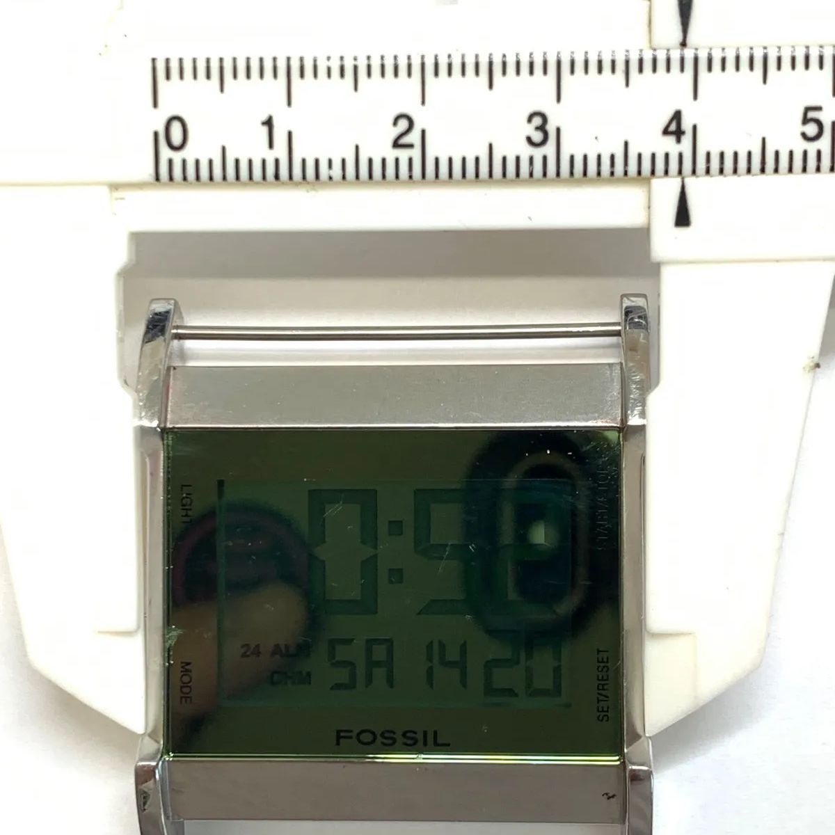 FOSSIL JR-9642 Digital Men's Watch — Japanese