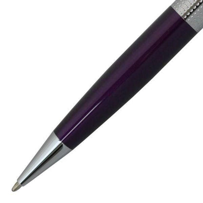 CROSS Beverly AT0492-7 ballpoint pen in deep purple with twist mechanism, 133mm length, 13mm barrel diameter