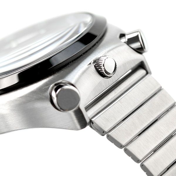 Citizen Tsuno Chrono Collection watch AN3660-81A with white dial and silver stainless mesh band