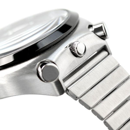 Citizen Tsuno Chrono Collection watch AN3660-81A with white dial and silver stainless mesh band