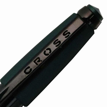 Cross Edge Selektip rollerball pen in green lacquer with slim 14.9mm body and retractable tip