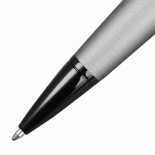CROSS Bailey AT0452-20 ballpoint pen in matte gray lacquer with brass and black PVD accents