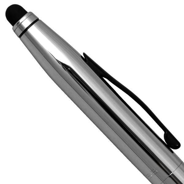 CROSS Cross Ballpoint Pen Tech Two Chrome AT0652-2 with 136mm length and 10mm diameter shaft