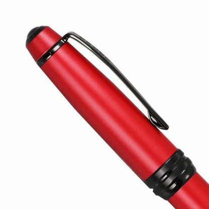 Cross Ballpoint Pen Bailey AT0452-21 in matte red lacquer with brass body and polished black fittings